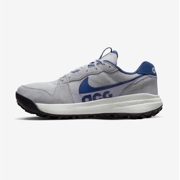 Mens Nike ACG Lowcate Wolf Grey and Navy Size 9.5 - Picture 2 of 13